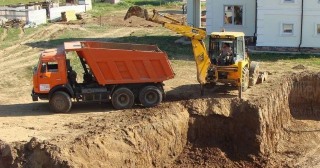 Котлован для дома Топки, цена от 314 руб./м3.